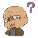 ❓ emoji shingeki no kyojin chibi Telegram sticker 19 of 80