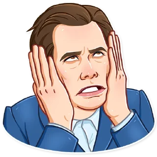 😬 emoji Jim Carrey Telegram sticker 13 of 30