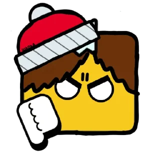 👎 emoji писька шапки🤪 Telegram sticker 21 of 22