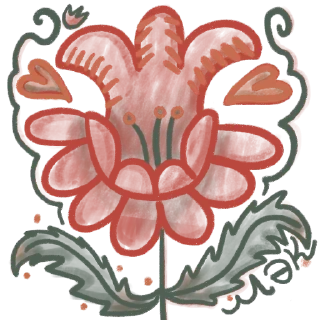 🌹 emoji tatar flowers ornament Telegram sticker 24 of 32