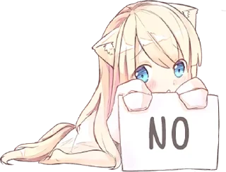 ❤️ emoji Nekomimi-Mia @anime_Stickerr Telegram sticker 24 of 28