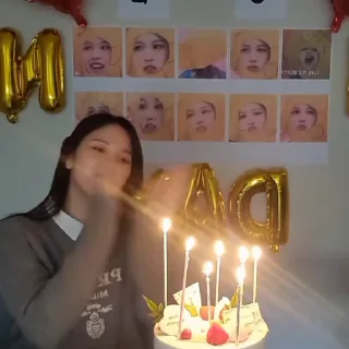 🎂 emoji MINA — @PANDA_STICKS Telegram sticker 22 of 30
