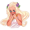 ☺️ emoji Girl in Love Telegram sticker 20 of 35