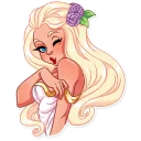 😉 emoji Girl in Love Telegram sticker 11 of 35