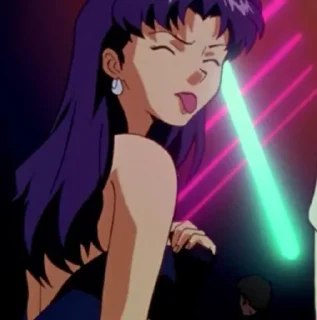 Sticker from Misato Katsuragi / Evangelion
