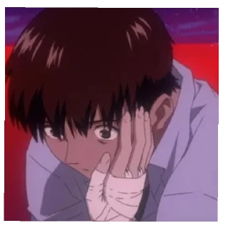 😄 emoji Evangelion Telegram sticker 9 of 52