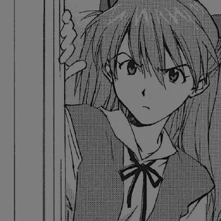 😕 emoji evangelion. Telegram sticker 8 of 43