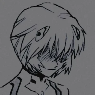 😕 emoji evangelion. Telegram sticker 1 of 43
