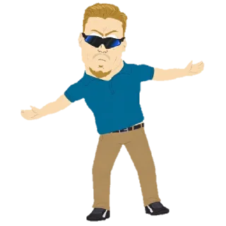 😎 emoji South Park Telegram sticker 18 of 57