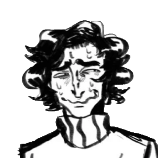 🥴 emoji Black Christmas Telegram sticker 8 of 14