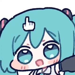 Sticker from Miku! (By miratsu169)