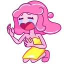 🌟 emoji Девочка Жвачка @TgSticker Telegram sticker 14 of 24