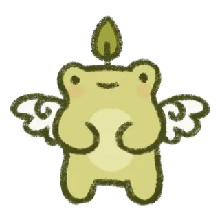 😇 emoji две жабки Telegram sticker 20 of 20