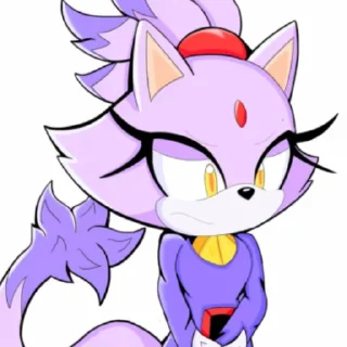 😿 emoji Blaze the cat by @sonic_the_hednehog Telegram sticker 9 of 110