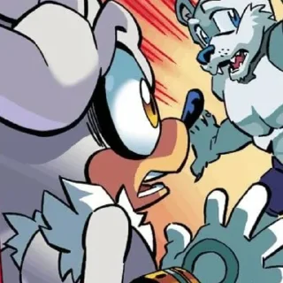 Sticker from Silver the hedgehog by @sonic_the_hednehog