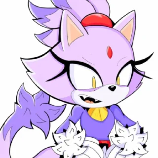 😠 emoji Blaze the cat by @sonic_the_hednehog Telegram sticker 8 of 110