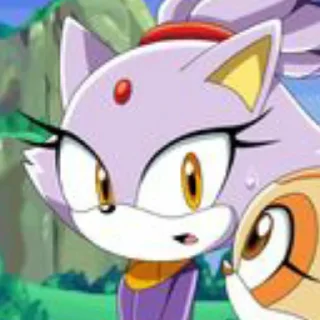 😥 emoji Blaze the cat by @sonic_the_hednehog Telegram sticker 13 of 110