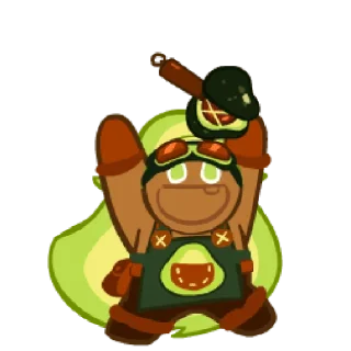 🥑 emoji Avocado Cookie! Telegram sticker 17 of 36