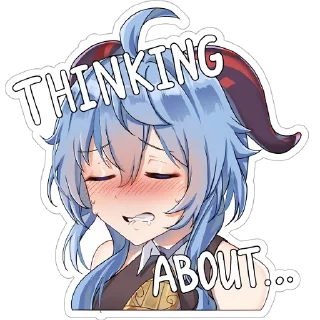 🧐 emoji Genshin Impact Telegram sticker 13 of 18