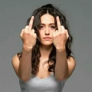 🖕 emoji Shameless Telegram sticker 22 of 120