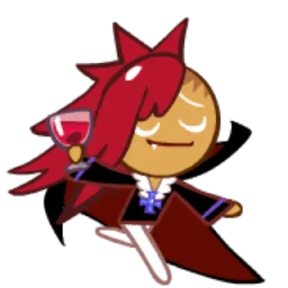 🍷 emoji Vampire Cookie! Telegram sticker 7 of 27