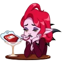 😞 emoji Lady Vampire Telegram sticker 7 of 16
