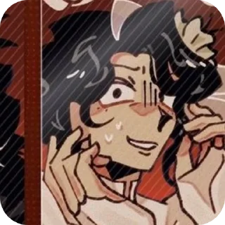 👄 emoji Married in red Telegram sticker 8 of 43