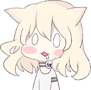 🤤 emoji Аниме кошечка @Nyasticks Telegram sticker 5 of 42