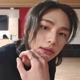 🛍 emoji #hyunjin ⟡ @lullabystickers Telegram sticker 13 of 40