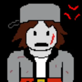 🌟 emoji Дибил с кастрюлей на голове @JustMeloll Telegram sticker 15 of 50