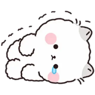 😣 emoji fluffy Telegram sticker 10 of 30