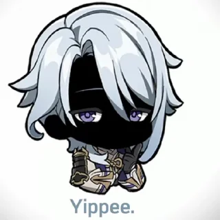 Sticker from face less ayato