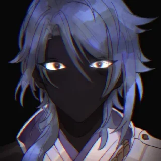 🙂 emoji face less ayato Telegram sticker 17 of 20