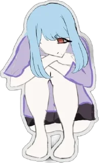 🪑 emoji Злая коми Telegram sticker 1 of 18