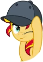 😉 emoji Sunset Shimmer Telegram sticker 15 of 86