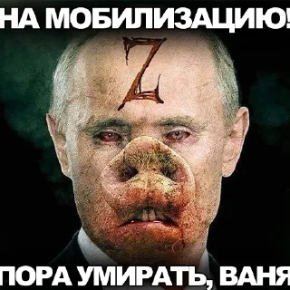 ☺️ emoji русня пидарасы Telegram sticker 11 of 16