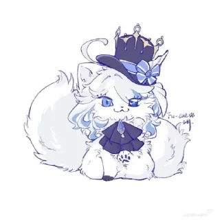 🫐 emoji Фурина Telegram sticker 24 of 40