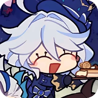 🫐 emoji Фурина Telegram sticker 3 of 40
