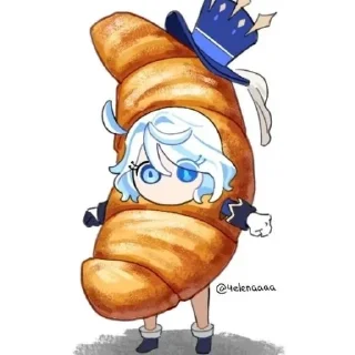 🫐 emoji Фурина Telegram sticker 18 of 40