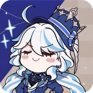🫐 emoji Фурина Telegram sticker 12 of 40