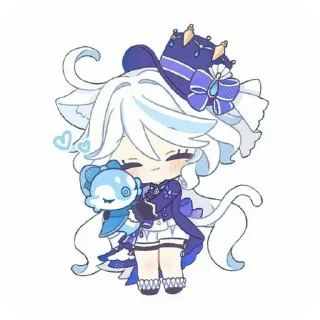 🫐 emoji Фурина Telegram sticker 19 of 40