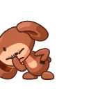 🤦‍♂ emoji Cheburashka by @LilAladin Telegram sticker 10 of 25