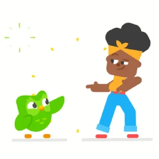 😘 emoji Duolingo Telegram sticker 23 of 120