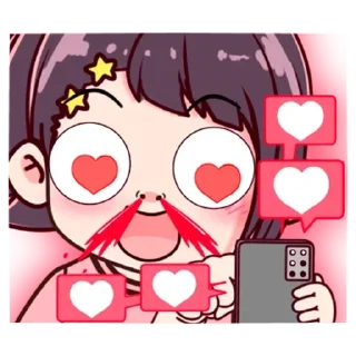 💟 emoji Азуми-чан - @tg_sticks Telegram sticker 8 of 36