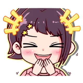 😀 emoji Азуми-чан - @tg_sticks Telegram sticker 18 of 36