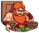 😠 emoji Viking Telegram sticker 23 of 35