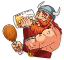 🥴 emoji Viking Telegram sticker 8 of 35