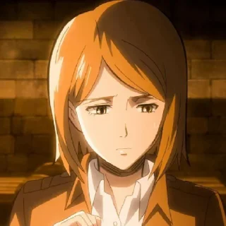 🙁 emoji Петра и Ханджи Telegram sticker 3 of 11