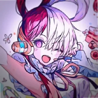 🔊 emoji ✨❤️ Ута 🤍✨ Telegram sticker 16 of 57