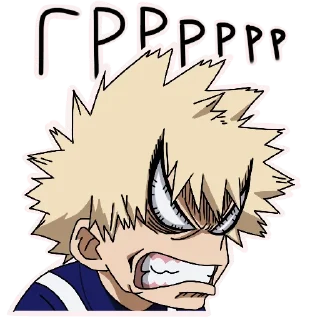 Sticker from My hero academia